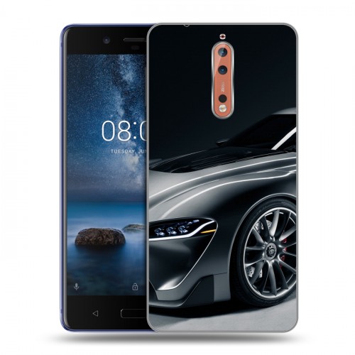 Дизайнерский пластиковый чехол для Nokia 8 Toyota