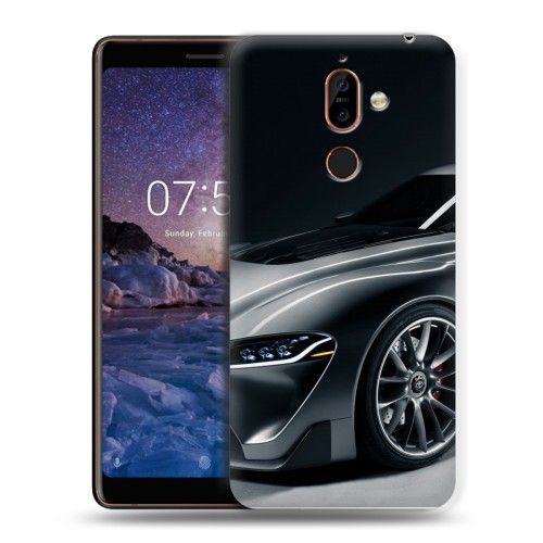 Дизайнерский пластиковый чехол для Nokia 7 Plus Toyota