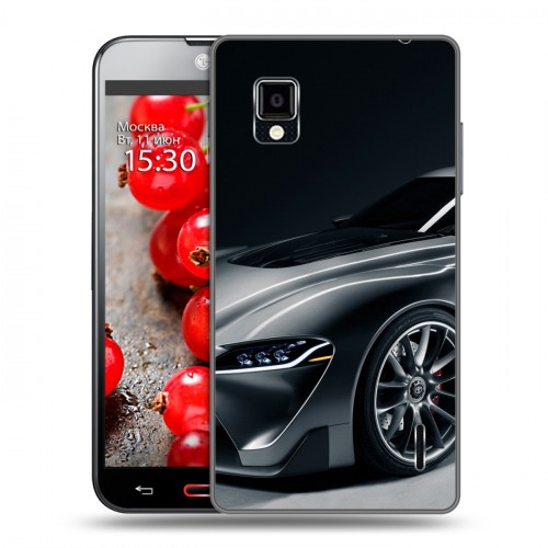 Дизайнерский пластиковый чехол для LG Optimus G Toyota