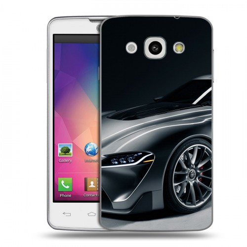 Дизайнерский пластиковый чехол для LG L60 Toyota