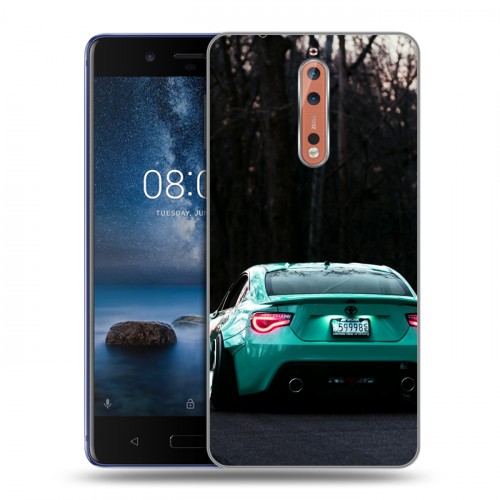 Дизайнерский пластиковый чехол для Nokia 8 Toyota