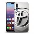 Дизайнерский силиконовый с усиленными углами чехол для Huawei P20 Pro Toyota