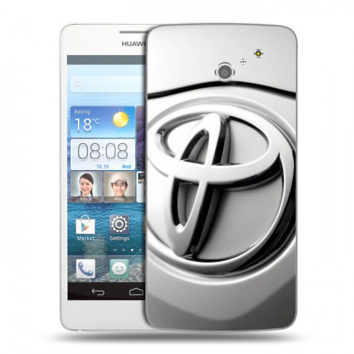 Дизайнерский пластиковый чехол для Huawei Ascend D2 Toyota