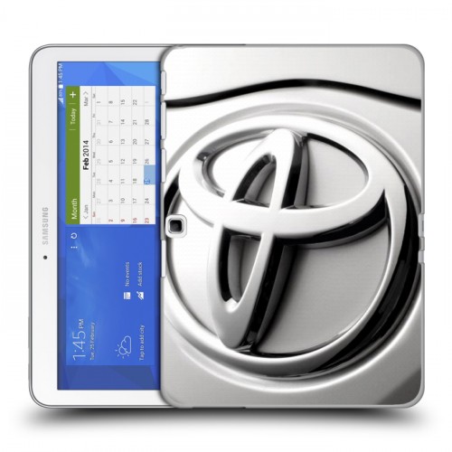 Дизайнерский силиконовый чехол для Samsung Galaxy Tab 4 10.1 Toyota