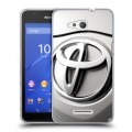 Дизайнерский пластиковый чехол для Sony Xperia E4g Toyota