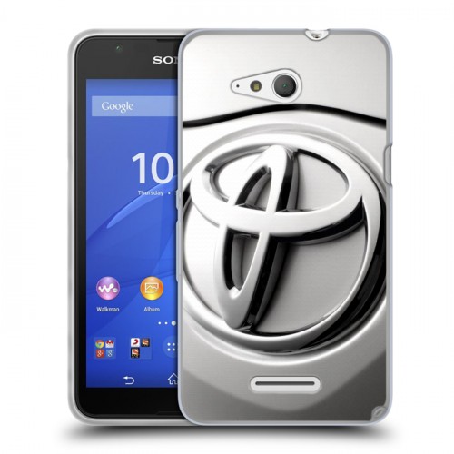 Дизайнерский пластиковый чехол для Sony Xperia E4g Toyota