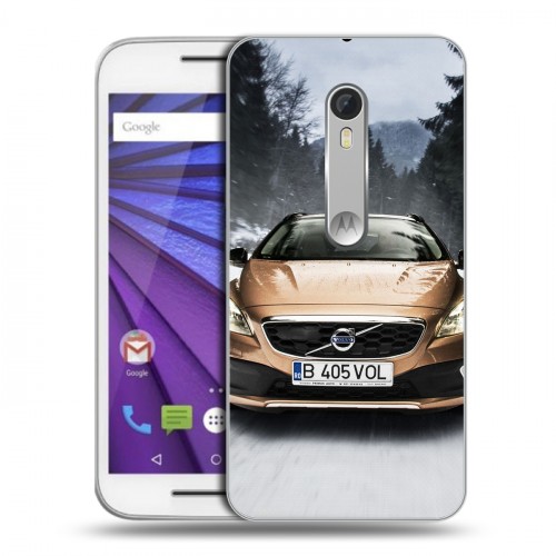 Дизайнерский пластиковый чехол для Lenovo Moto G Volvo