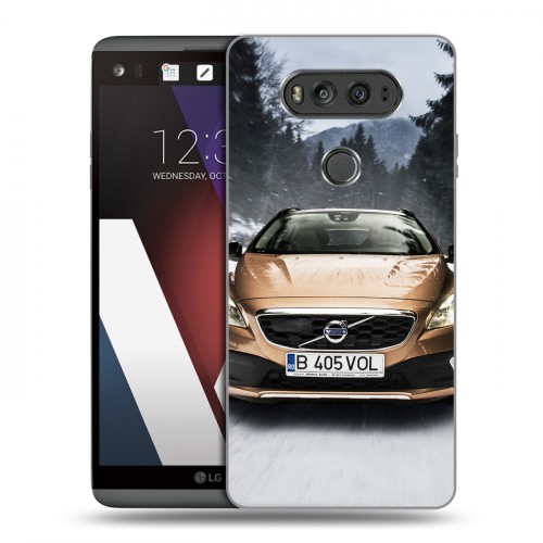 Дизайнерский пластиковый чехол для LG V20 Volvo