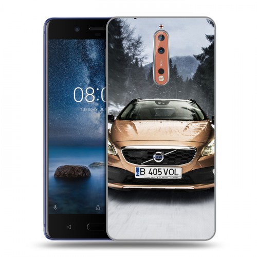 Дизайнерский пластиковый чехол для Nokia 8 Volvo