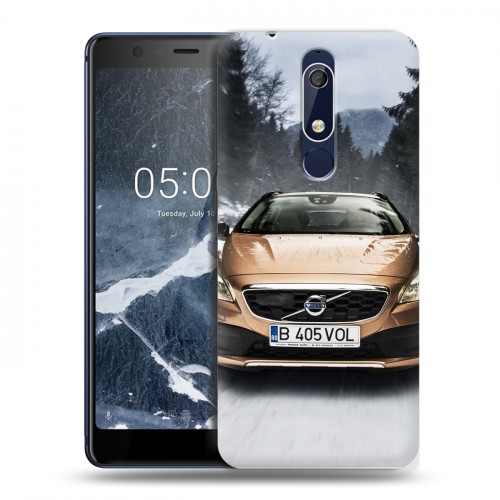 Дизайнерский пластиковый чехол для Nokia 5.1 Volvo