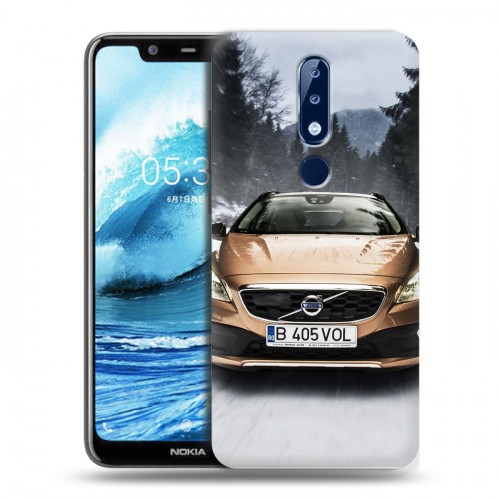 Дизайнерский силиконовый чехол для Nokia 5.1 Plus Volvo