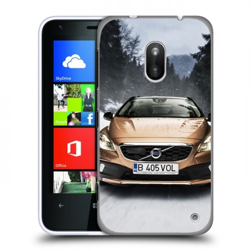 Дизайнерский пластиковый чехол для Nokia Lumia 620 Volvo