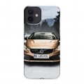 Дизайнерский силиконовый чехол для Iphone 12 Volvo