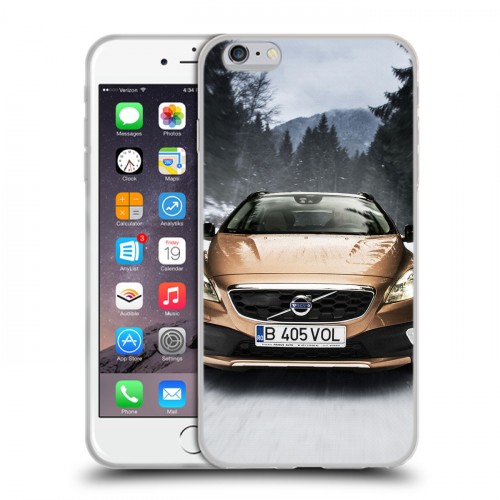 Дизайнерский силиконовый чехол для Iphone 6 Plus/6s Plus Volvo