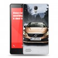 Дизайнерский силиконовый чехол для Xiaomi RedMi Note Volvo