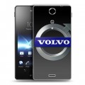 Дизайнерский пластиковый чехол для Sony Xperia TX Volvo