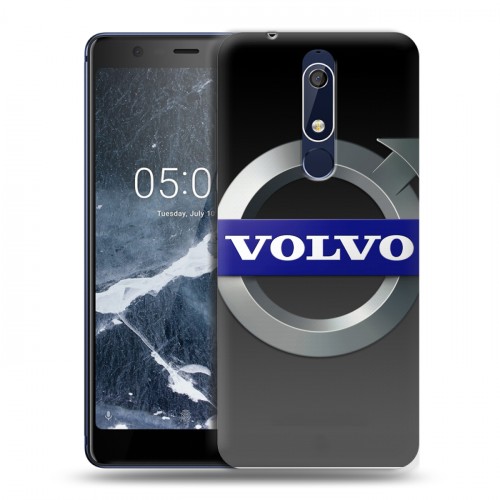 Дизайнерский пластиковый чехол для Nokia 5.1 Volvo