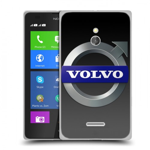 Дизайнерский силиконовый чехол для Nokia XL Volvo