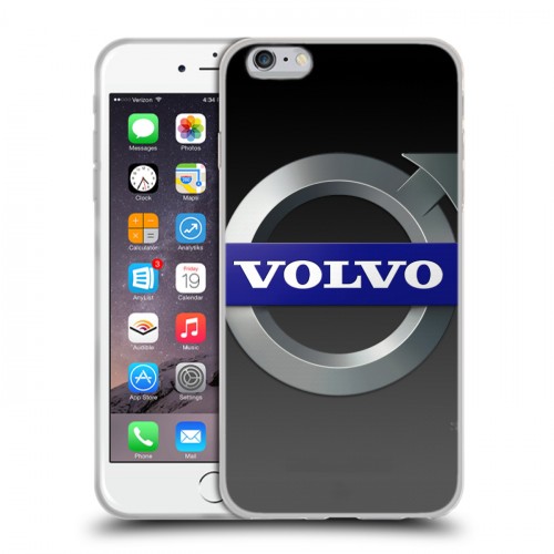 Дизайнерский силиконовый чехол для Iphone 6 Plus/6s Plus Volvo