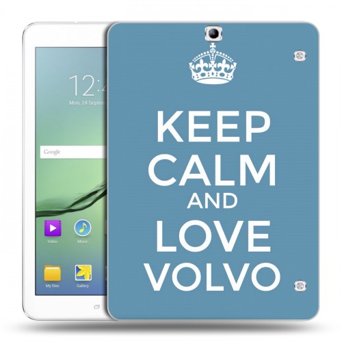 Дизайнерский силиконовый чехол для Samsung Galaxy Tab S2 9.7 Volvo
