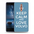 Дизайнерский пластиковый чехол для Nokia 8 Volvo