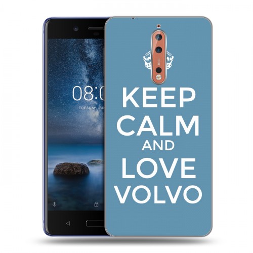 Дизайнерский пластиковый чехол для Nokia 8 Volvo