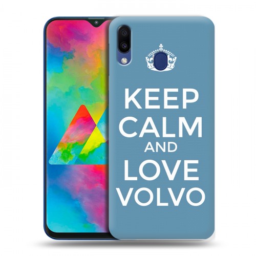 Дизайнерский силиконовый чехол для Samsung Galaxy M20 Volvo