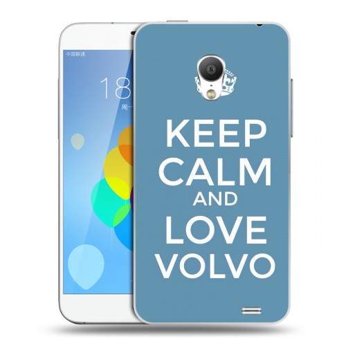 Дизайнерский силиконовый чехол для  Meizu MX3 Volvo