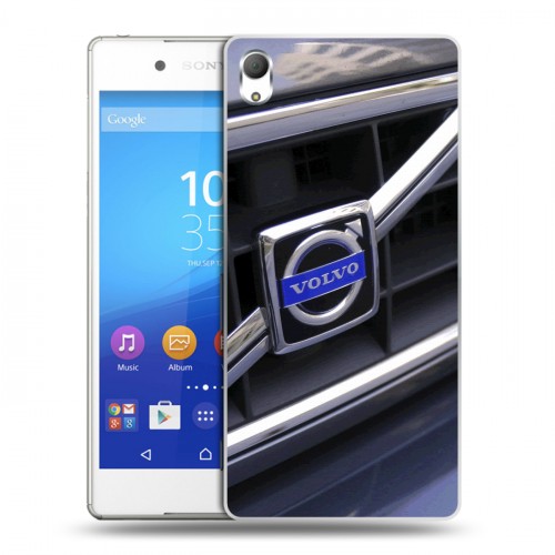 Дизайнерский пластиковый чехол для Sony Xperia Z3+ Volvo