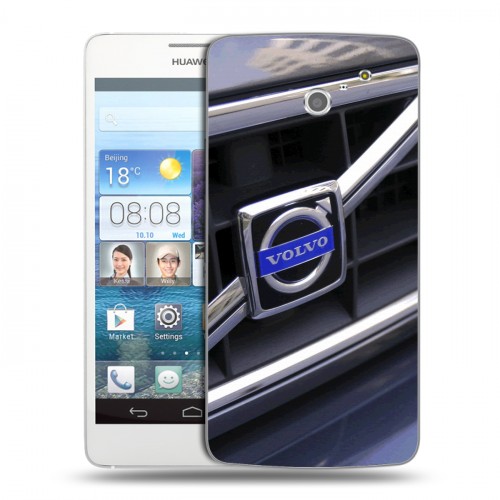 Дизайнерский пластиковый чехол для Huawei Ascend D2 Volvo