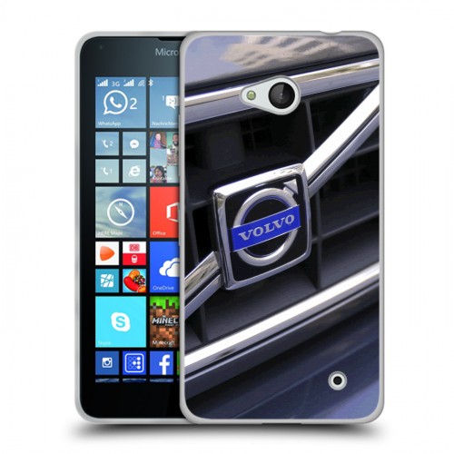 Дизайнерский пластиковый чехол для Microsoft Lumia 640 Volvo