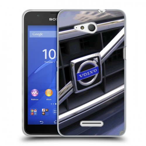 Дизайнерский пластиковый чехол для Sony Xperia E4g Volvo