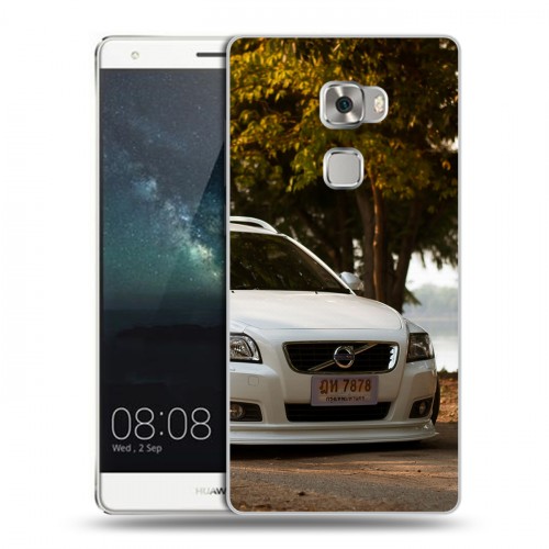 Дизайнерский пластиковый чехол для Huawei Mate S Volvo