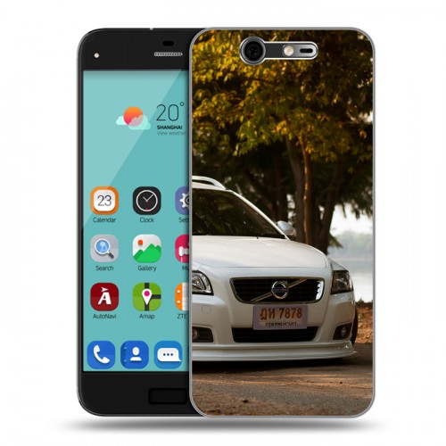 Дизайнерский силиконовый чехол для ZTE Blade S7 Volvo