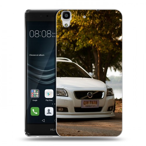 Дизайнерский пластиковый чехол для Huawei Y6II Volvo