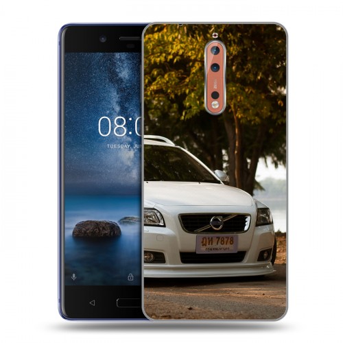 Дизайнерский пластиковый чехол для Nokia 8 Volvo