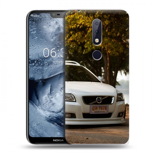 Дизайнерский пластиковый чехол для Nokia 6.1 Plus Volvo