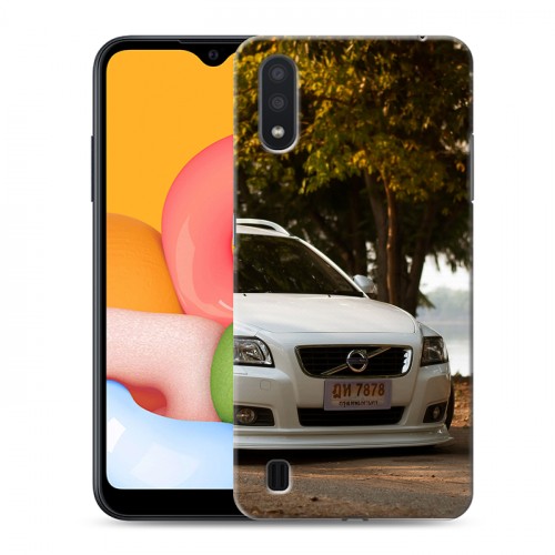 Дизайнерский силиконовый чехол для Samsung Galaxy M01 Volvo