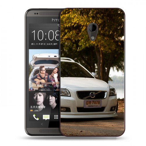 Дизайнерский пластиковый чехол для HTC Desire 700 Volvo