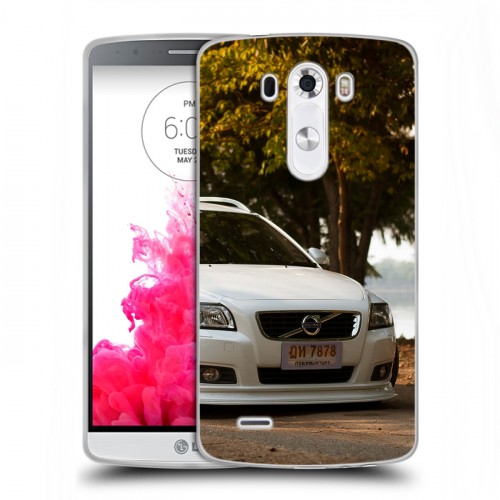 Дизайнерский пластиковый чехол для LG G3 (Dual-LTE) Volvo