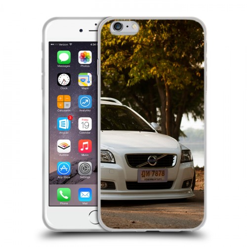 Дизайнерский силиконовый чехол для Iphone 6 Plus/6s Plus Volvo