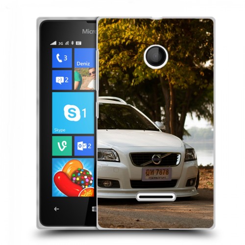 Дизайнерский пластиковый чехол для Microsoft Lumia 435 Volvo