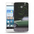 Дизайнерский пластиковый чехол для Huawei Ascend D2 Volvo