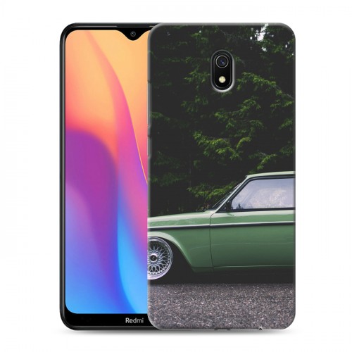 Дизайнерский силиконовый с усиленными углами чехол для Xiaomi RedMi 8A Volvo