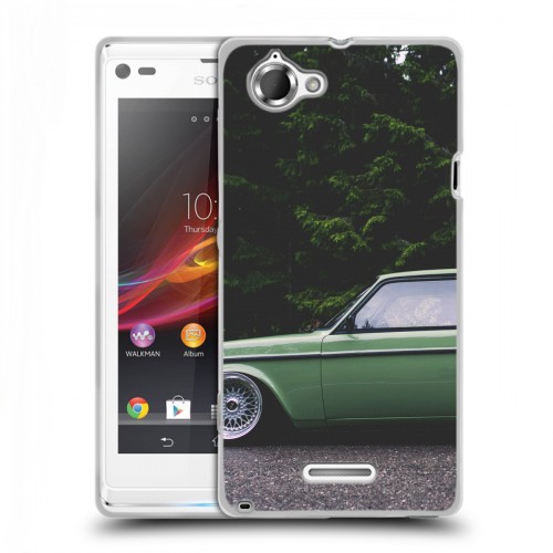 Дизайнерский пластиковый чехол для Sony Xperia L Volvo