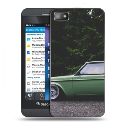 Дизайнерский пластиковый чехол для BlackBerry Z10 Volvo