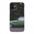 Дизайнерский силиконовый с усиленными углами чехол для Iphone 12 Mini Volvo