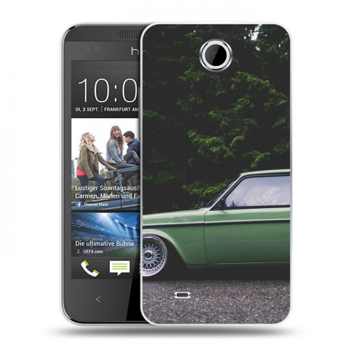 Дизайнерский пластиковый чехол для HTC Desire 300 Volvo