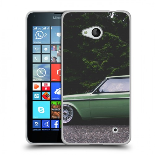 Дизайнерский пластиковый чехол для Microsoft Lumia 640 Volvo