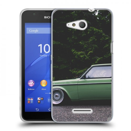 Дизайнерский пластиковый чехол для Sony Xperia E4g Volvo